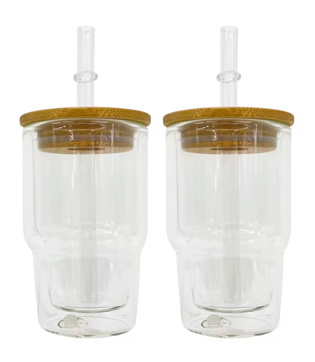 3 oz Snow Globe Shot Glass