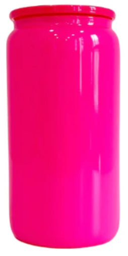 16oz Colored Glass Can