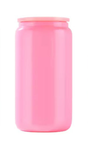 16oz Colored Glass Can