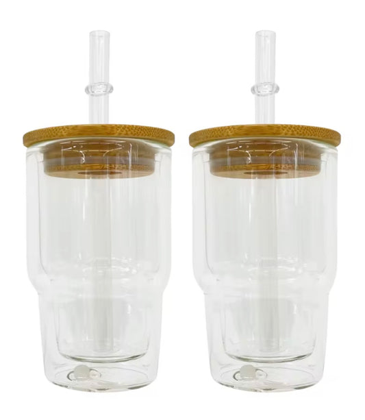 3 oz Snow Globe Shot Glass